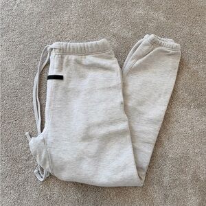 FOG Essentials Heather Gray Fleece Joggers